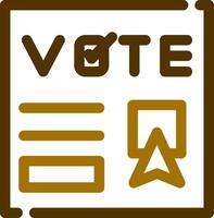 votar design de ícone criativo vetor