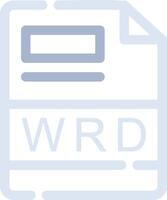 wrd criativo ícone Projeto vetor