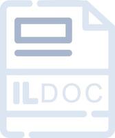 ildoc criativo ícone Projeto vetor