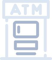 design de ícone criativo atm vetor