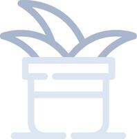 design de ícone criativo de vaso de planta vetor