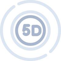 5d dados armazenamento criativo ícone Projeto vetor