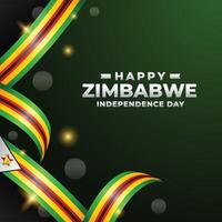 Zimbábue independência dia Projeto ilustração coleção vetor