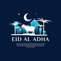 design de banner eid al adha vetor