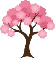 Primavera sakura cereja árvore ilustração vetor