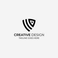 mínimo vetor logotipo. editável e fácil para personalizado. mínimo logotipo Projeto.