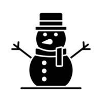 boneco de neve ícone vetor Projeto modelo dentro branco fundo