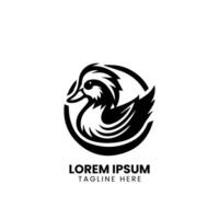 Pato logotipo conceito desenhos, temas, modelos e vetor, Pato logotipo vetor e ilustração,