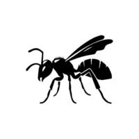 silhuetas do formigas. livre vetor