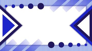vetor em branco retângulo fundo com geométrico fundo abstrato azul