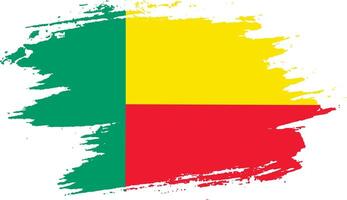 benin bandeira, oficial cores e proporção corretamente. nacional benin bandeira. vetor ilustração.