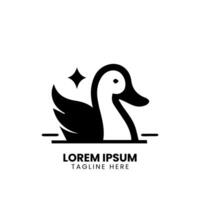 Pato logotipo conceito desenhos, temas, modelos e vetor, Pato logotipo vetor e ilustração,