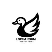 Pato logotipo conceito desenhos, temas, modelos e vetor, Pato logotipo vetor e ilustração,