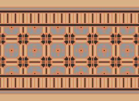 lindo floral Cruz ponto padrão.geométrico étnico oriental padronizar tradicional plano de fundo. asteca estilo abstrato vetor ilustração.design para textura,tecido,vestuário,embrulho,decoração,tapete.