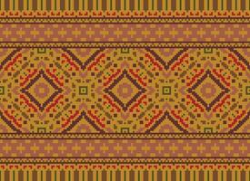 safras Cruz ponto tradicional étnico padronizar paisley flor ikat fundo abstrato asteca africano indonésio indiano desatado padronizar para tecido impressão pano vestir tapete cortinas e sarongue vetor