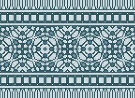 pixel safras Cruz ponto tradicional étnico padronizar paisley flor ikat fundo abstrato asteca africano indonésio indiano desatado padronizar para tecido impressão pano vestir tapete cortinas e sarongue vetor