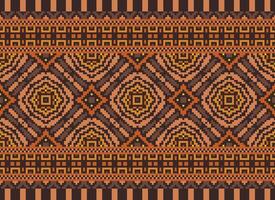 safras Cruz ponto tradicional étnico padronizar paisley flor ikat fundo abstrato asteca africano indonésio indiano desatado padronizar para tecido impressão pano vestir tapete cortinas e sarongue vetor