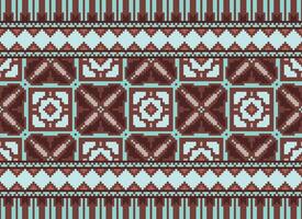 africano Cruz ponto bordado em background.geometric étnico oriental desatado padronizar tradicional.asteca estilo abstrato vetor ilustração.design para textura,tecido,vestuário,embrulho,tapete.