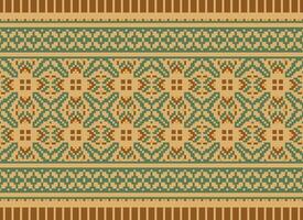 natureza safras Cruz ponto tradicional étnico padronizar paisley flor ikat fundo abstrato asteca africano indonésio indiano desatado padronizar para tecido impressão pano vestir tapete cortinas e sarongue vetor