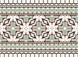 natureza safras Cruz ponto tradicional étnico padronizar paisley flor ikat fundo abstrato asteca africano indonésio indiano desatado padronizar para tecido impressão pano vestir tapete cortinas e sarongue vetor