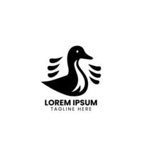 Pato logotipo conceito desenhos, temas, modelos e vetor, Pato logotipo vetor e ilustração,