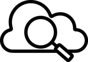 nuvem ícone símbolo vetor imagem