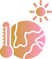 ícone de vetor de temperatura