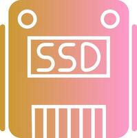 ícone do vetor ssd