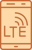 lte vetor ícone