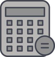 ícone de vetor de calculadora de negócios