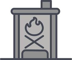 ícone de vetor de forno