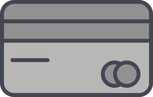 ícone de vetor de cartão de crédito