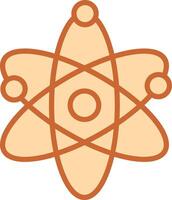 ícone de vetor de átomo