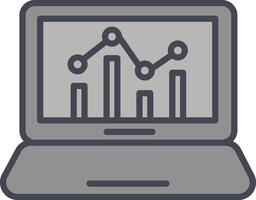 ícone do vetor analítico