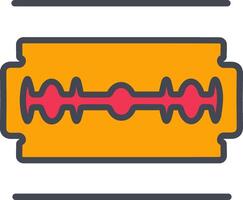 ícone de vetor de lâmina de barbear