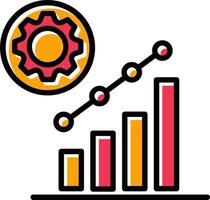 ícone do vetor analítico