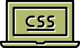 css computador portátil vetor ícone