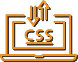 css computador portátil vetor ícone