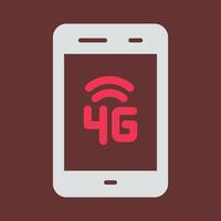 ícone de vetor 4g