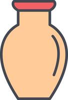 ícone de vetor de exibição de vaso
