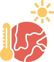 ícone de vetor de temperatura