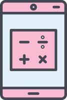 ícone do vetor calculadora
