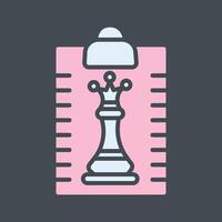 prancheta xadrez vetor ícone