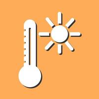 ícone de vetor de temperatura