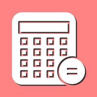 ícone de vetor de calculadora de negócios