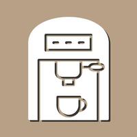 café máquina ii vetor ícone