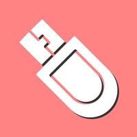 ícone de vetor de dispositivo usb bitcoin