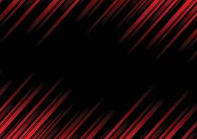 linha vermelha abstrata e fundo preto para cartão de visita, capa, banner, panfleto. ilustração vetorial vetor