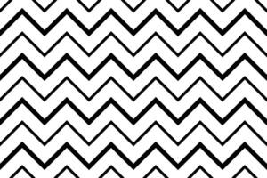 Preto zig zag padronizar desatado textura isolado em branco vetor