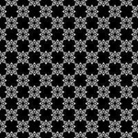 padrão abstrato sem emenda preto e branco. fundo e pano de fundo. design ornamental em tons de cinza. vetor